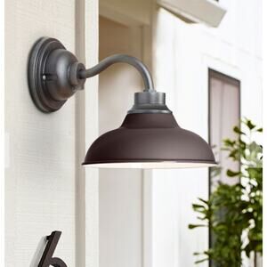 New Rejuvenation Carson Outdoor porch light Sconce gooseneck industrial carbon